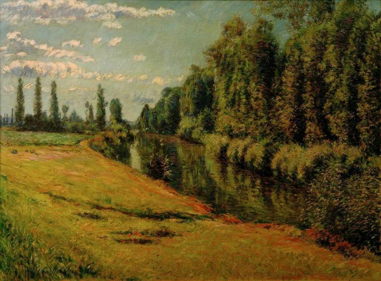 Seines lille arm i Argenteuil af Gustave Caillebotte