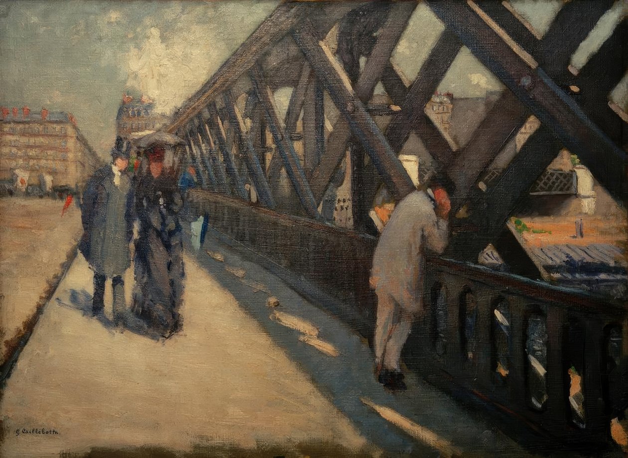Europabroen, skitse af Gustave Caillebotte