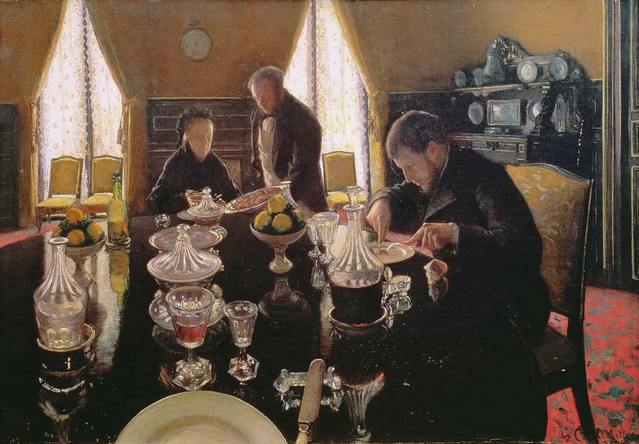 Frokost, 1876 af Gustave Caillebotte