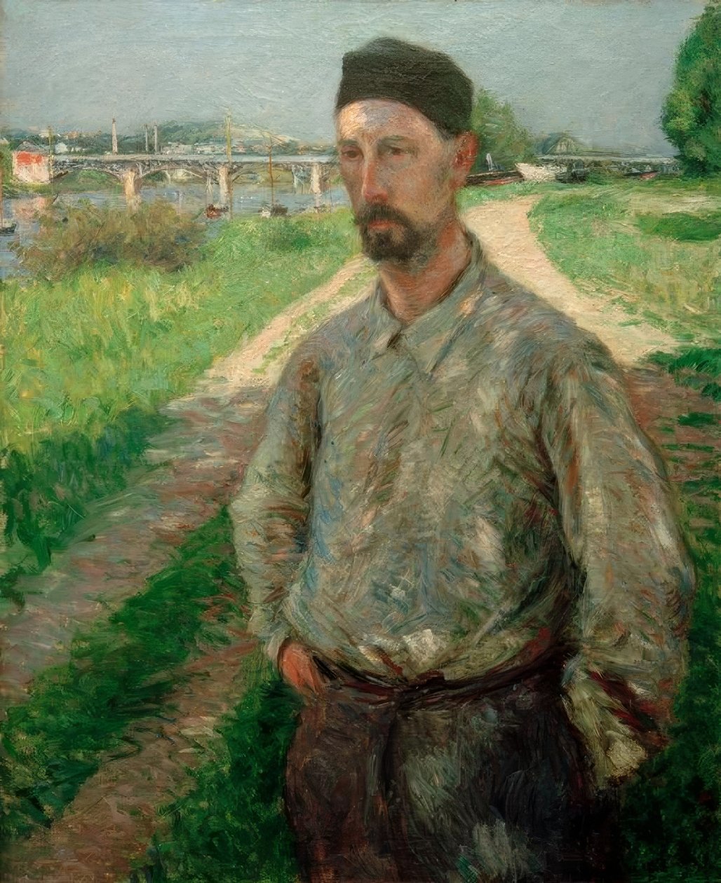 Portræt af Eugène Lamy af Gustave Caillebotte