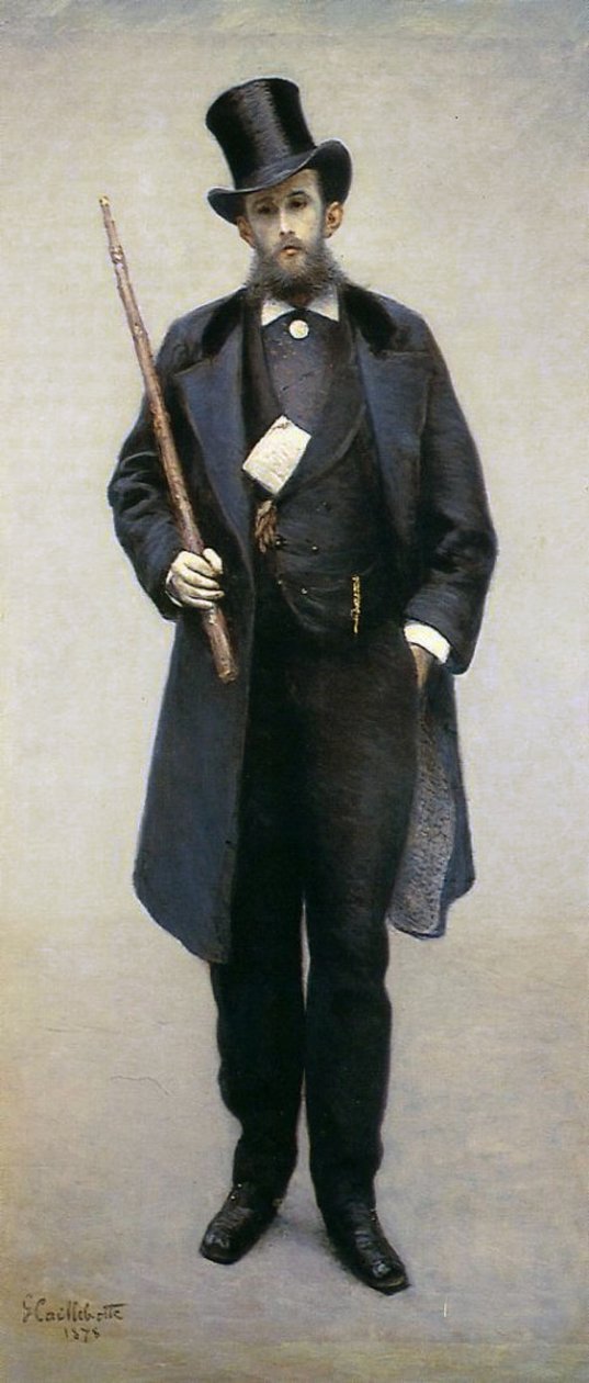Portræt af Paul Hugot af Gustave Caillebotte