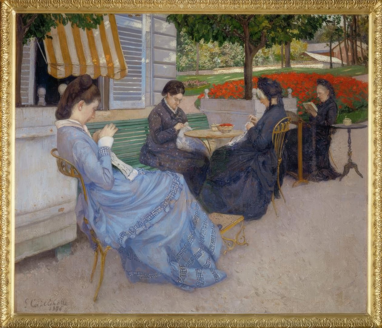 Portrætter på landet af Gustave Caillebotte