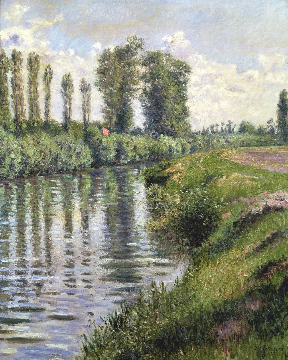 Lille flodarm af Seinen ved Argenteuil af Gustave Caillebotte