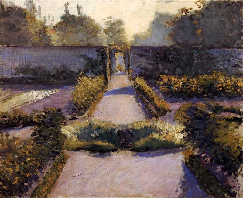 Køkkenhaven, Yerres af Gustave Caillebotte