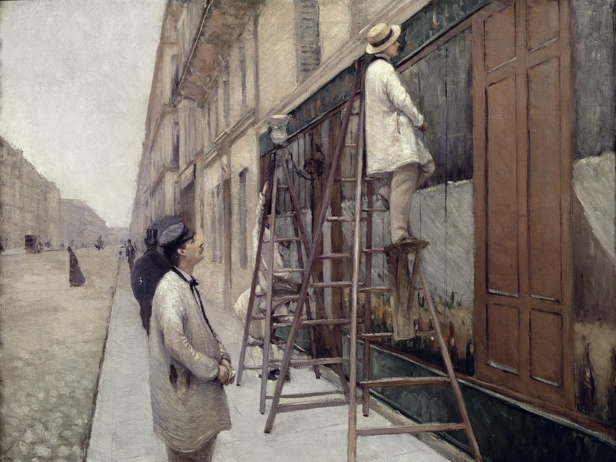 Malerne, 1877 af Gustave Caillebotte