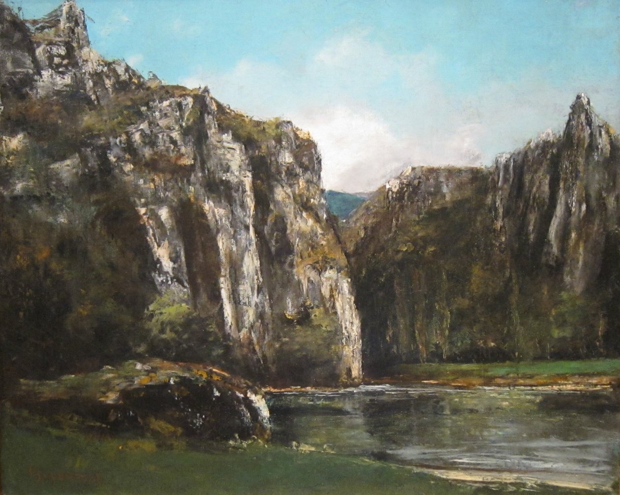 En kløft i Jura af Gustave Courbet