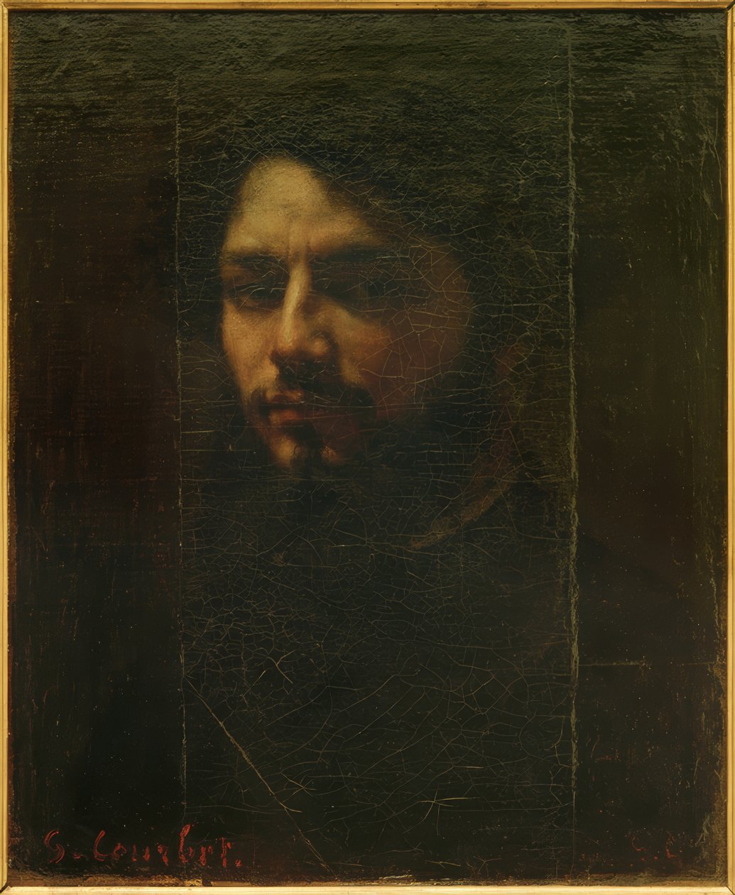 Selvportræt af Gustave Courbet