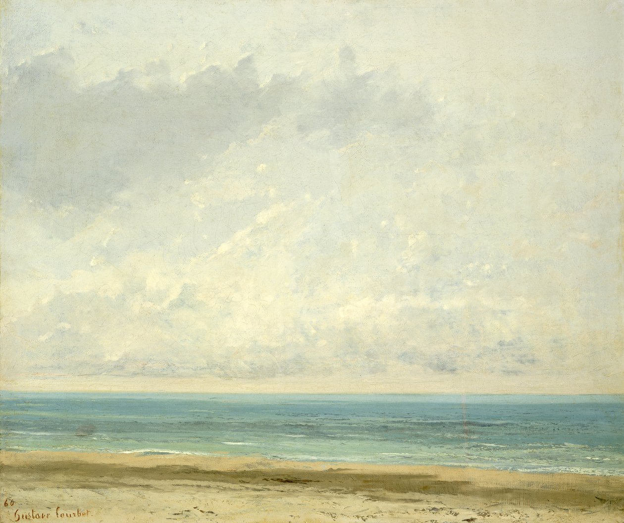 Stille Hav, 1866 af Gustave Courbet