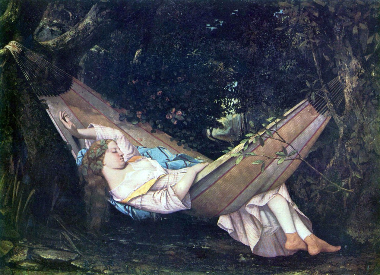 Hængekøjen af Gustave Courbet