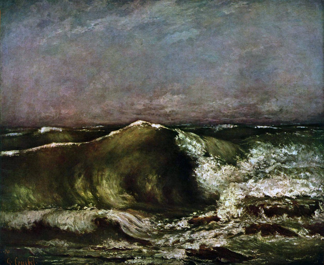 Bølgen af Gustave Courbet