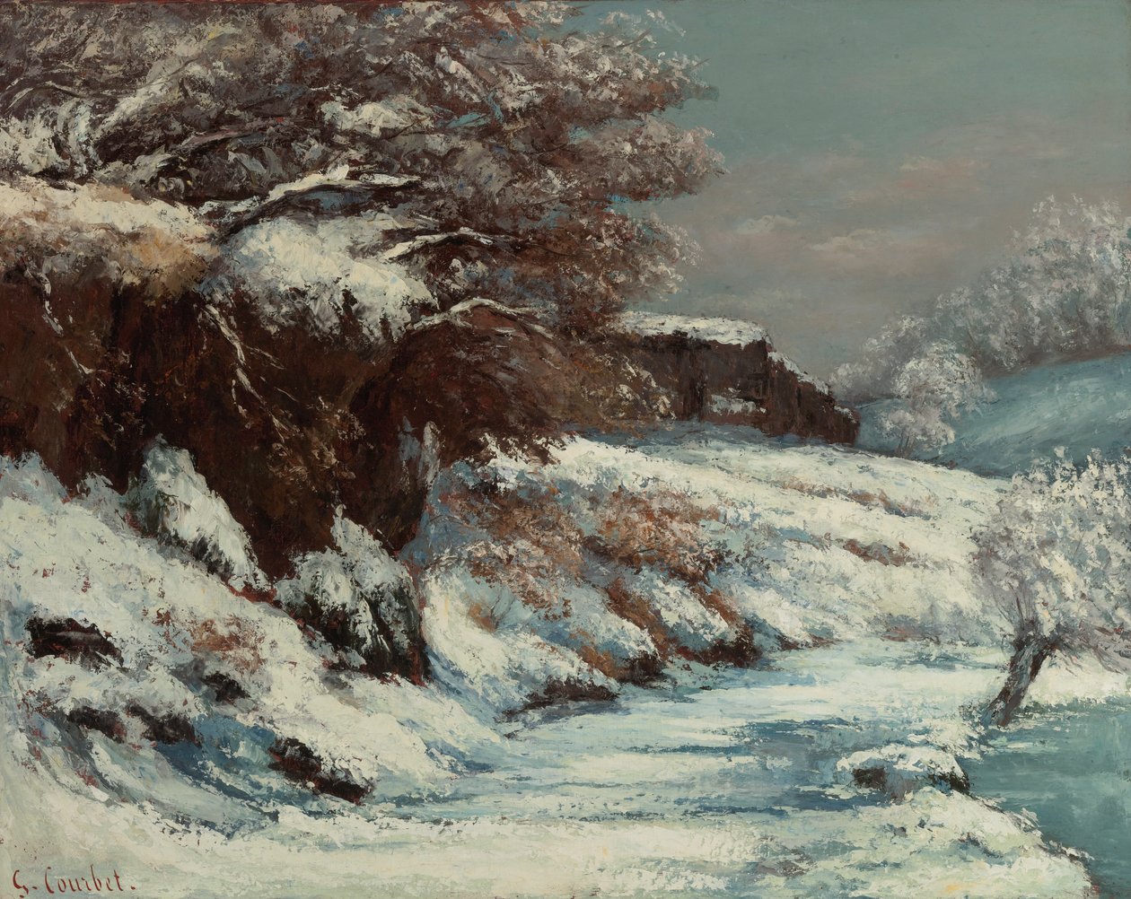 Sneeffekt af Gustave Courbet
