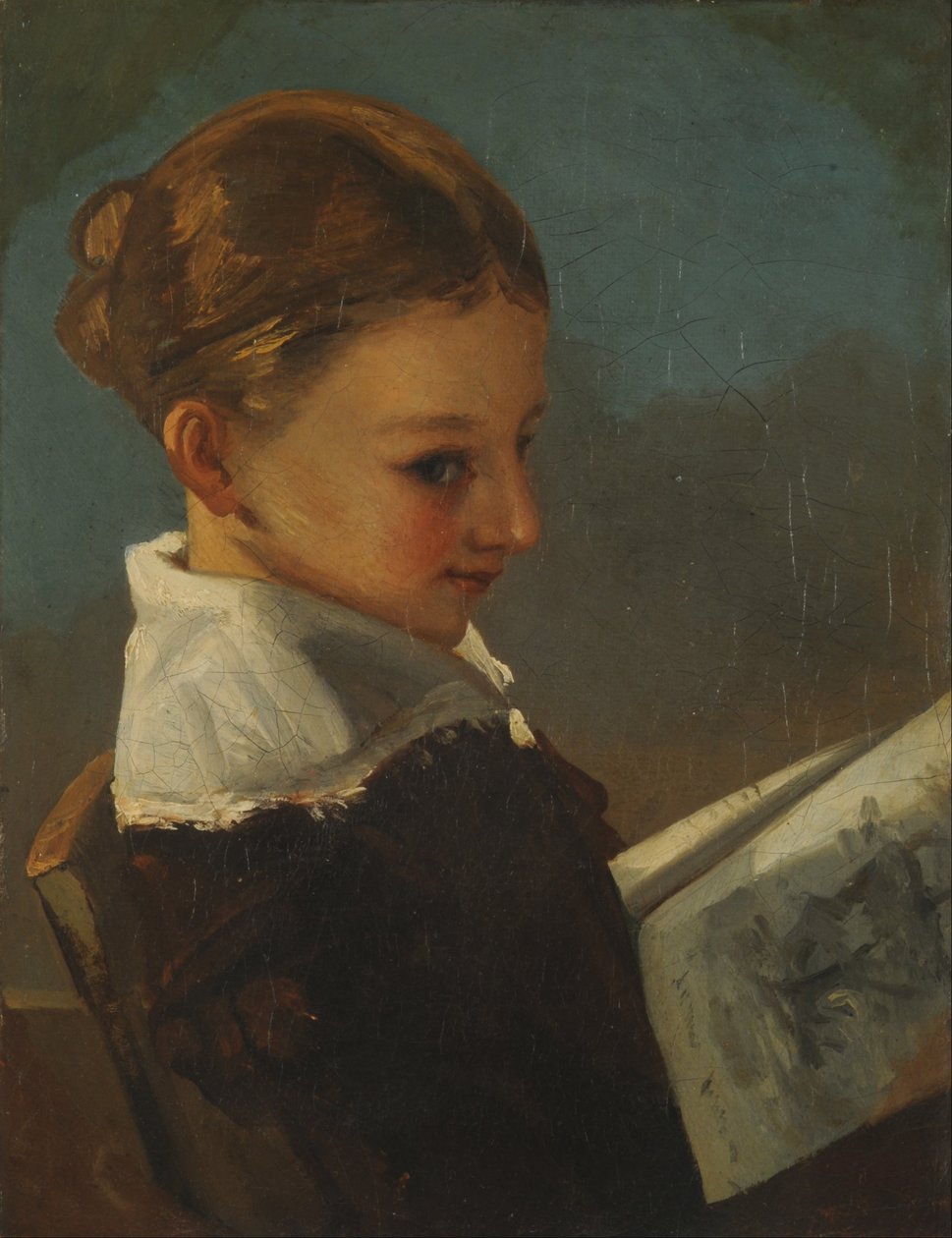 Julieta Courbet i en alder af ti af Gustave Courbet