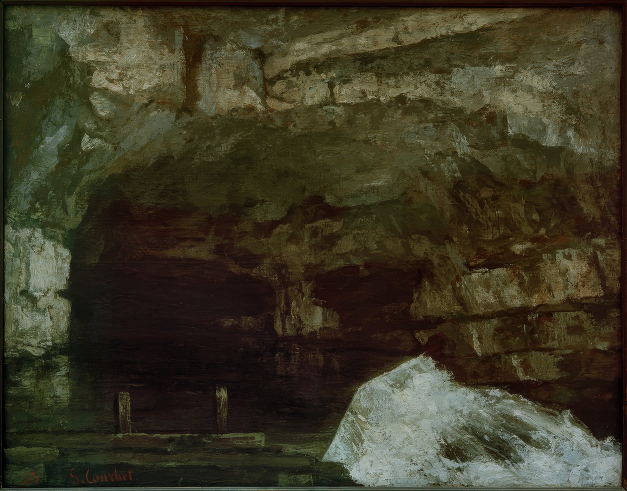Kilden til Loue af Gustave Courbet