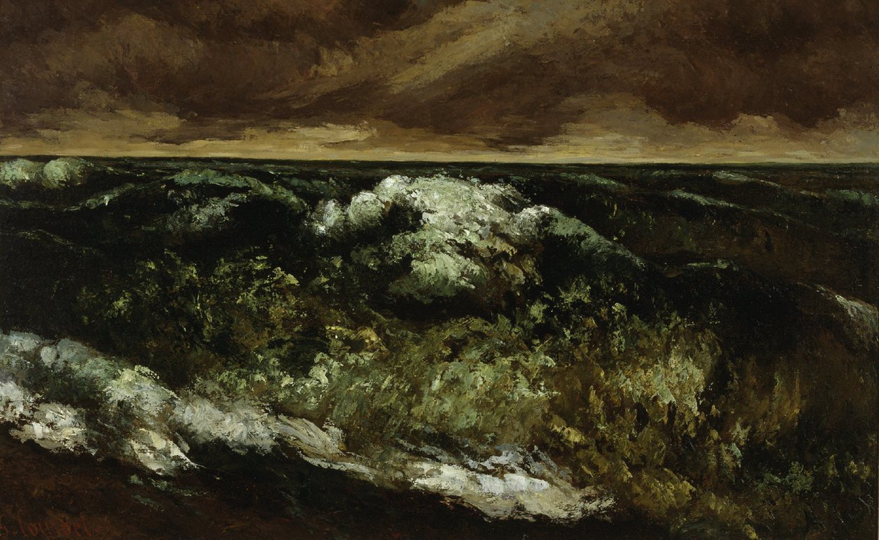 Bølgen af Gustave Courbet