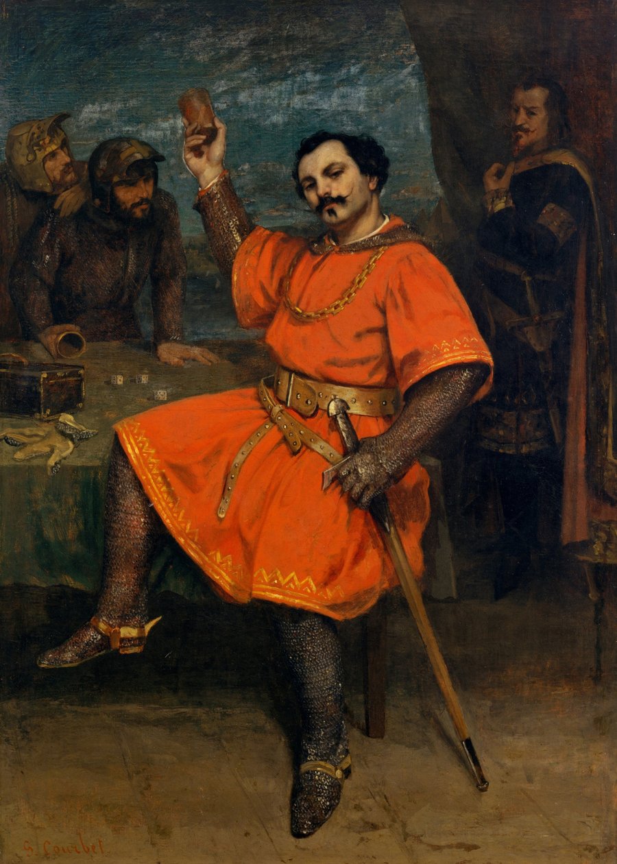 Louis Guéymard som Robert the Devil af Gustave Courbet
