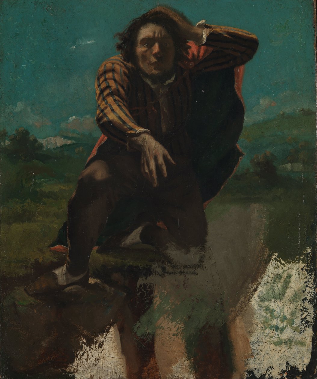 På kanten af afgrunden af Gustave Courbet