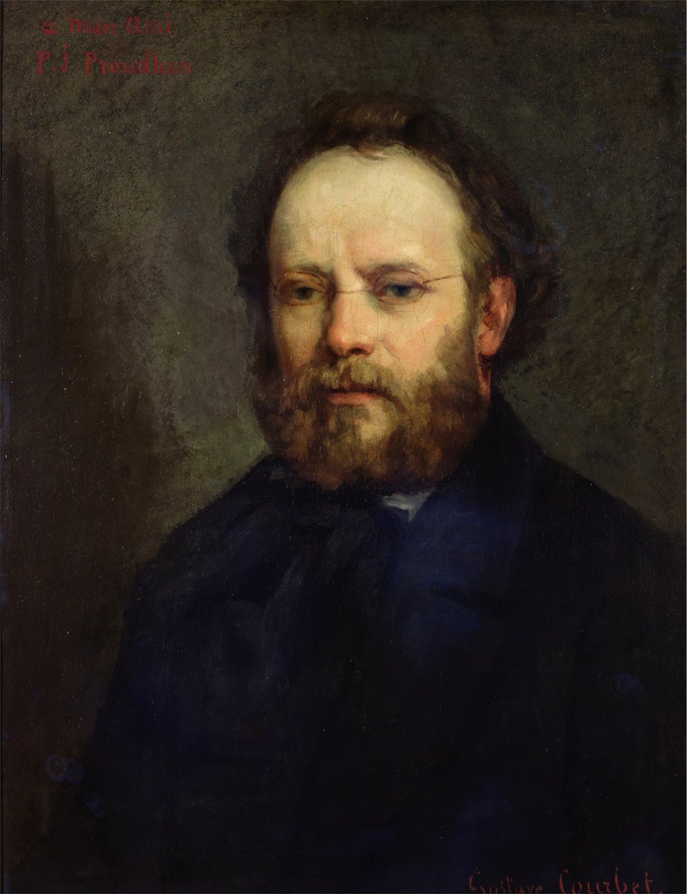 Pierre-Joseph Proudhon af Gustave Courbet