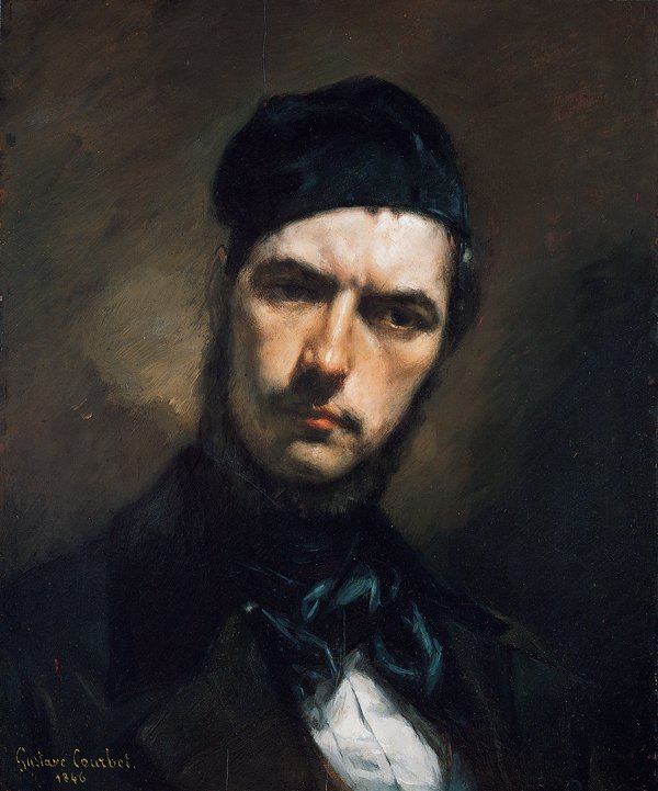 Portræt af H.J. van Wisselingh af Gustave Courbet
