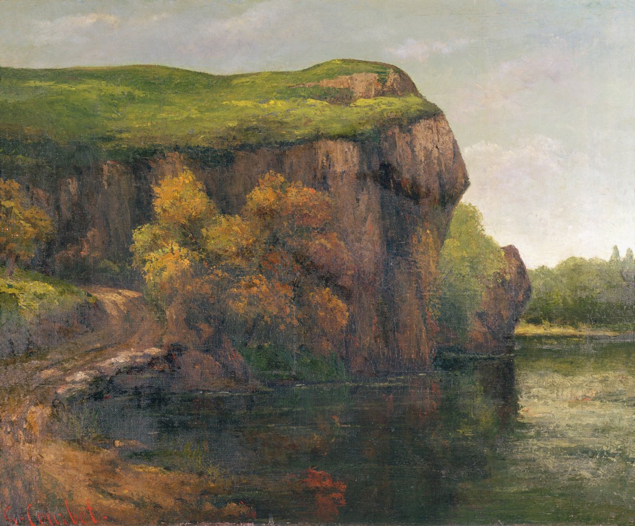 Klippeklipper af Gustave Courbet