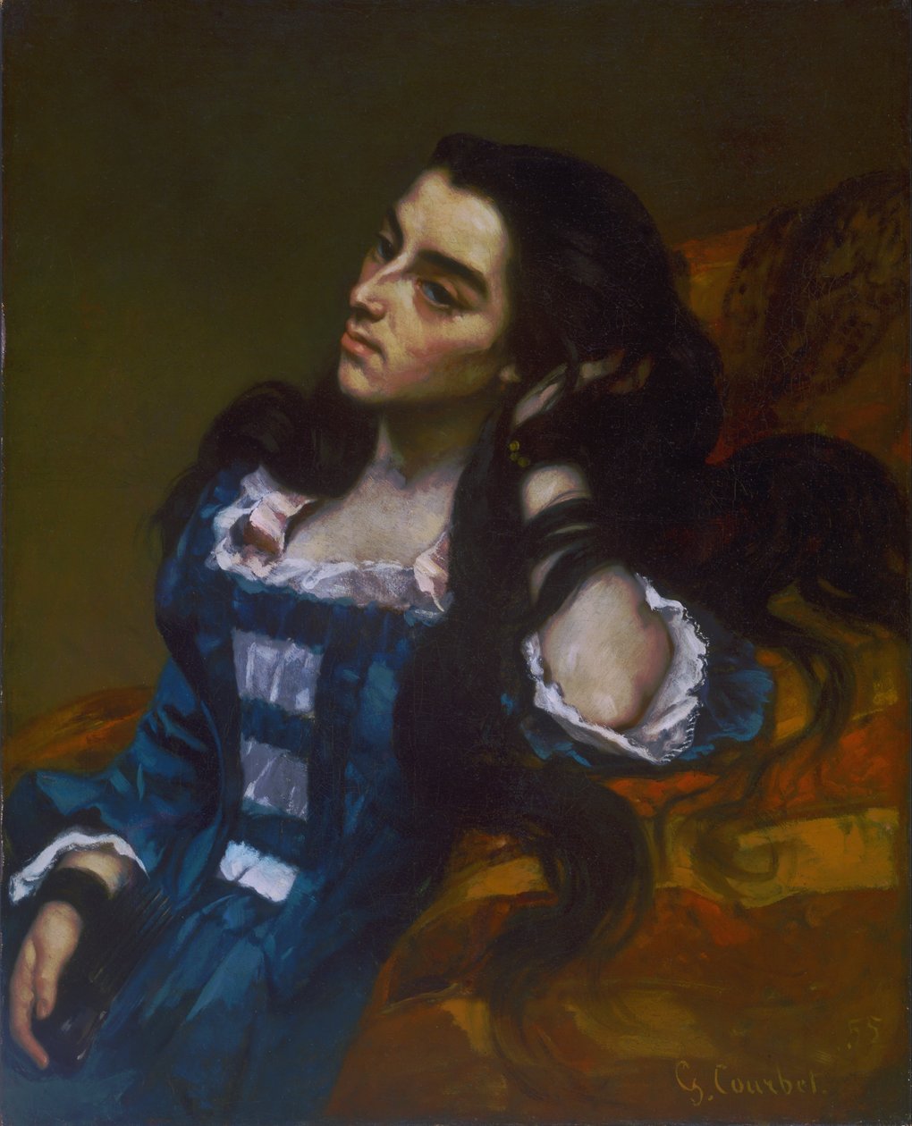 Spansk kvinde af Gustave Courbet