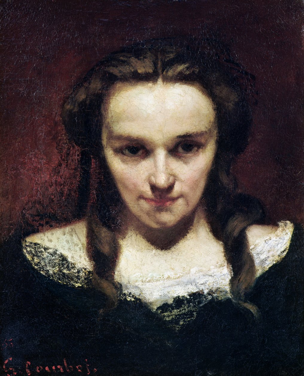 Clairvoyanten eller, Søvngængeren, ca. 1865 af Gustave Courbet