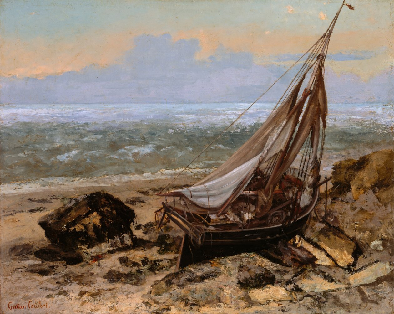 Fiskerbåden af Gustave Courbet