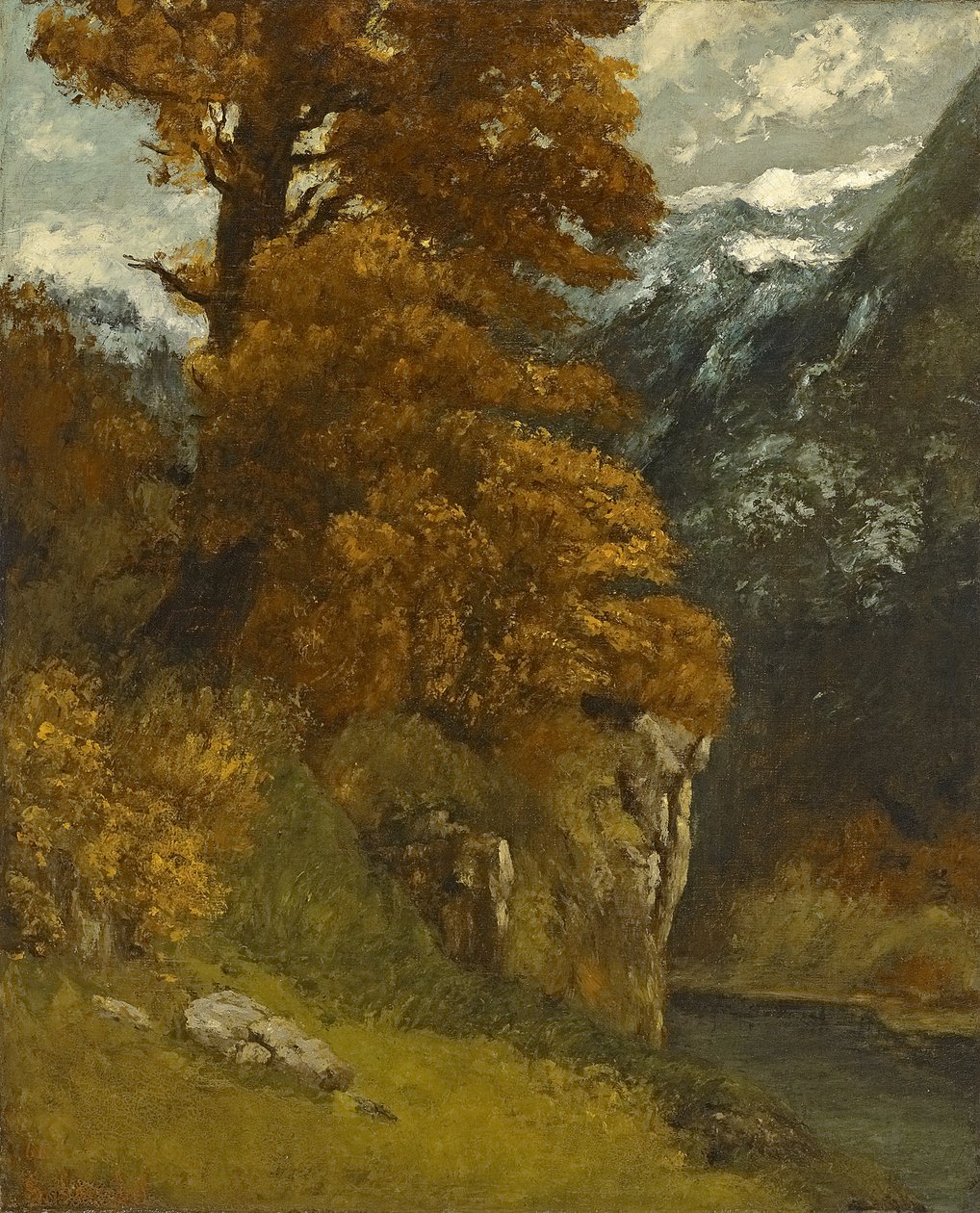 The Glen ved Ornans, 1866 af Gustave Courbet
