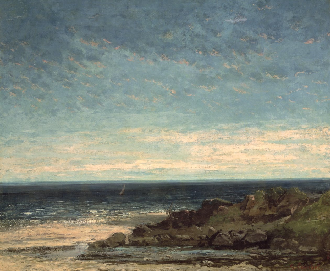 Havet af Gustave Courbet
