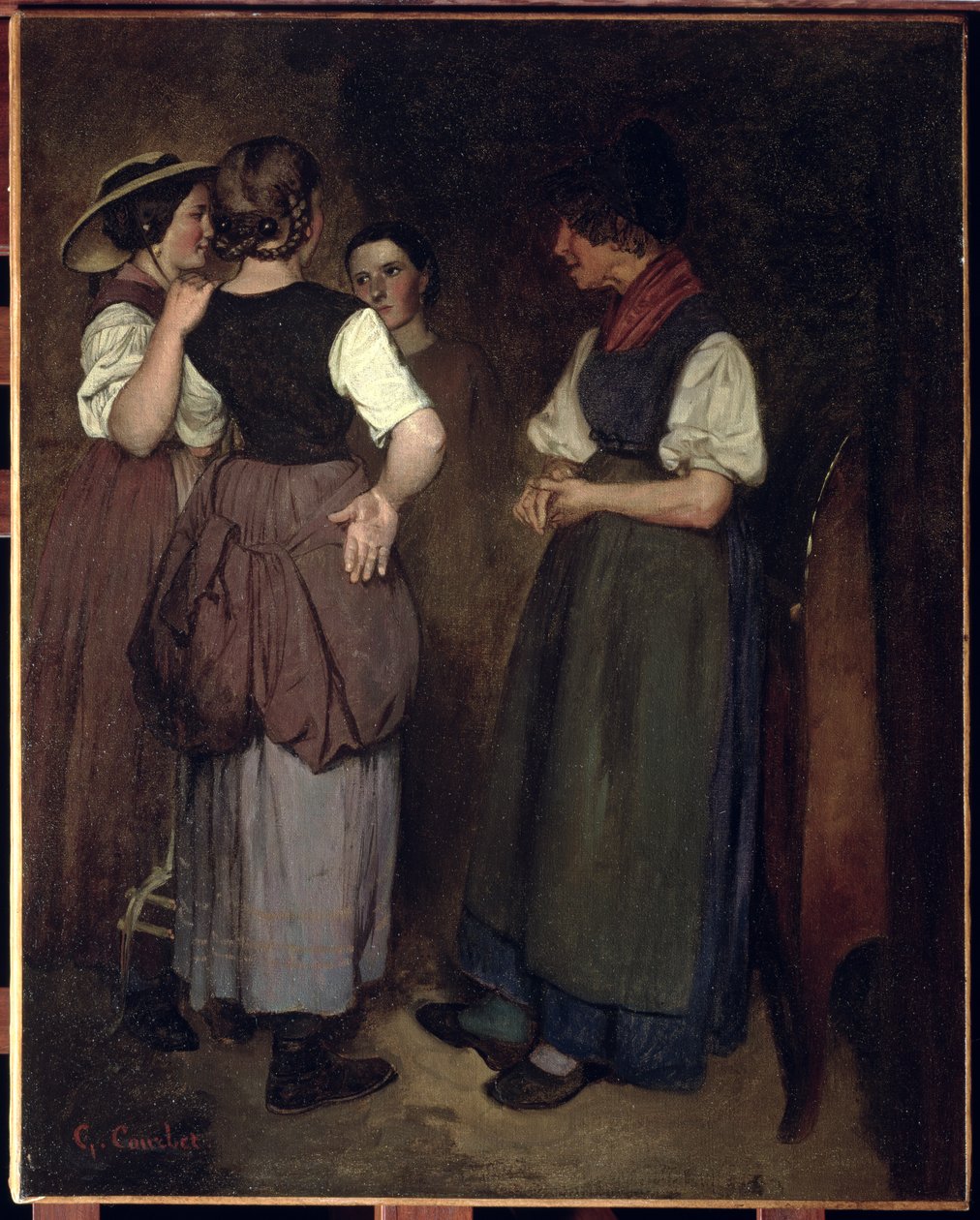 Historierne om bedstemor Salvan, 1847 af Gustave Courbet