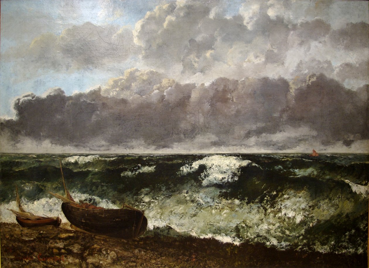 Det Stormfulde Hav af Gustave Courbet