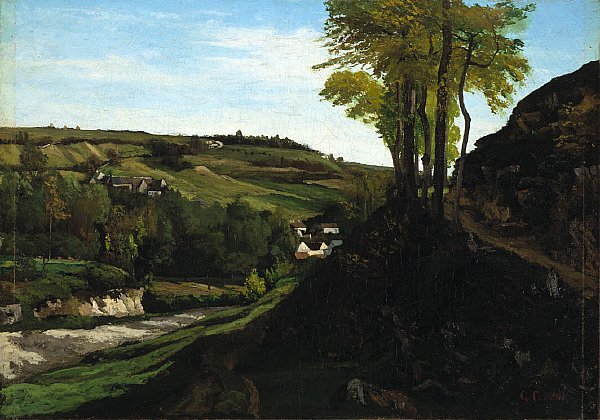 Ornans -dalen af Gustave Courbet
