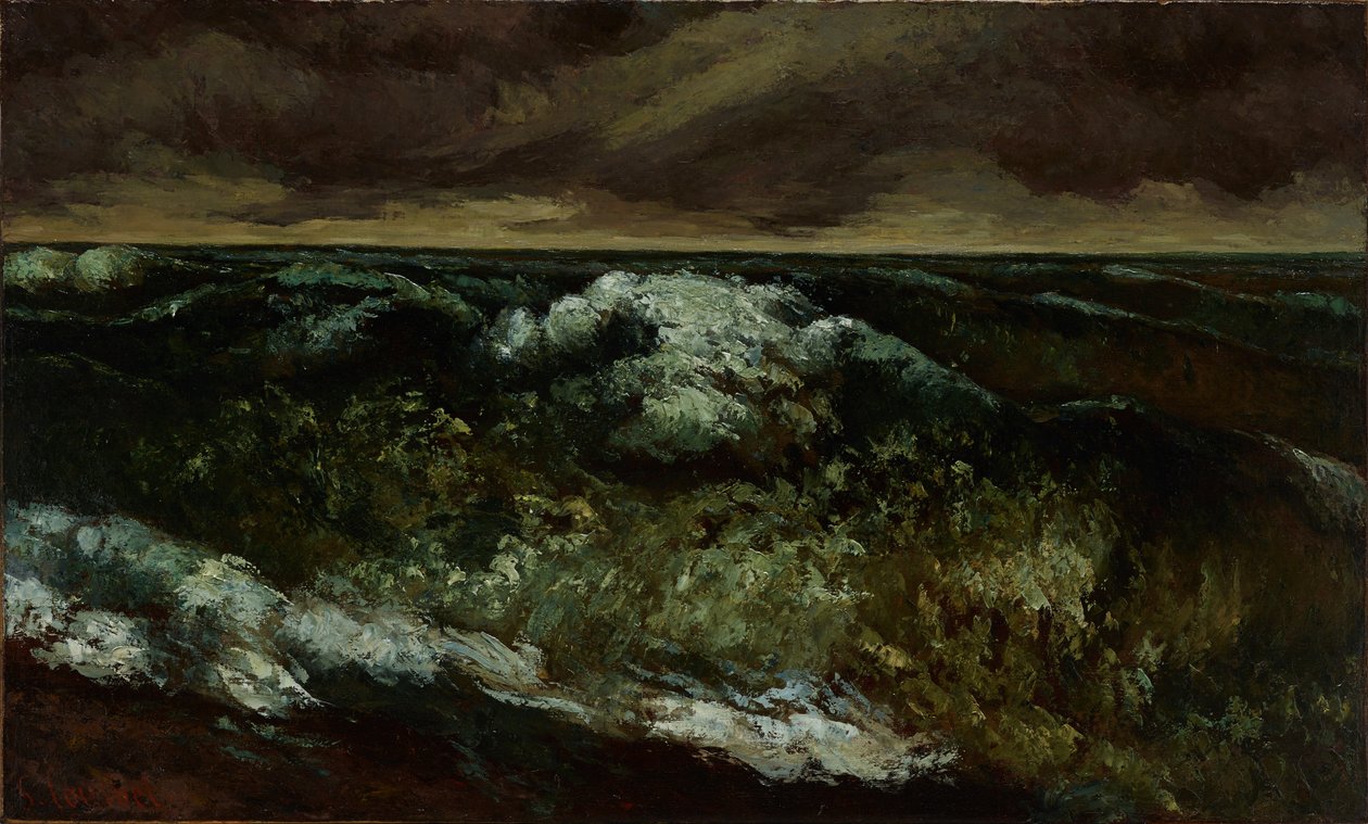 Bølgen af Gustave Courbet