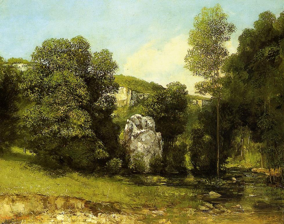 Vandstrømmen Bremen af Gustave Courbet