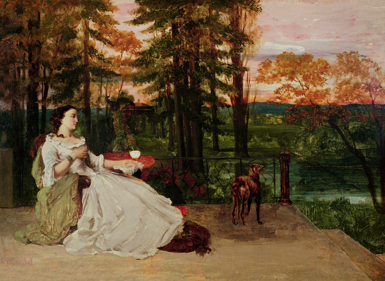Kvinde fra Frankfurt, 1858 af Gustave Courbet