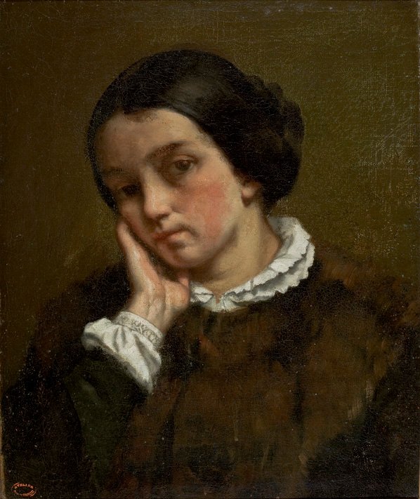 Zelie Courbet af Gustave Courbet