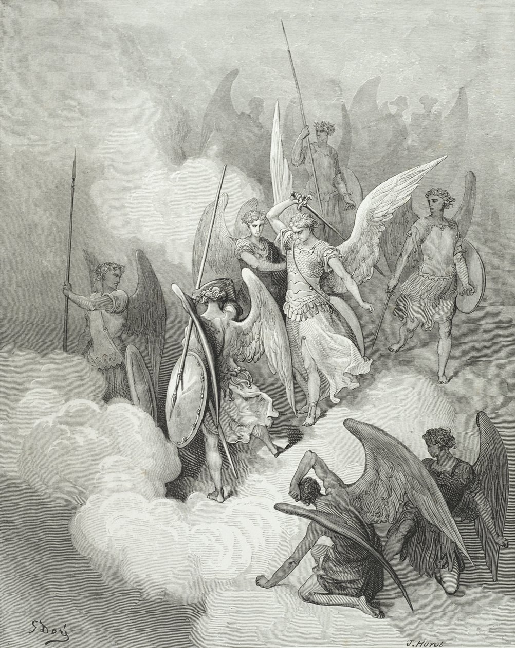 Abdiel og Satan, fra 
