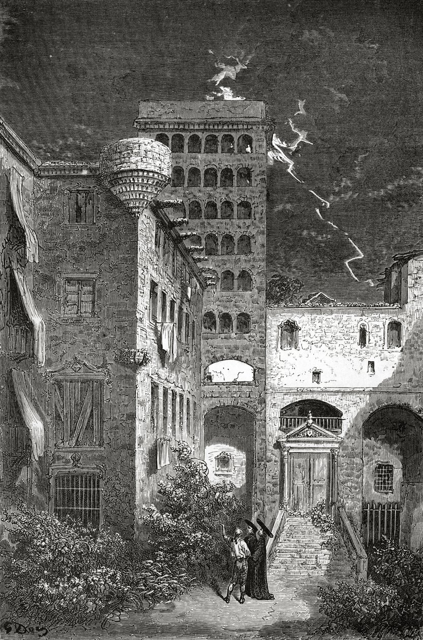 Barcelona Prison of Inquisition, illustration fra magasinet 