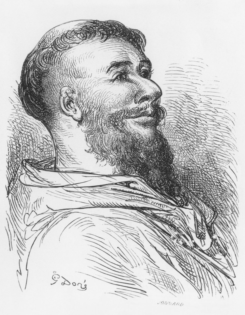 Broder Jean des Entommeurs, illustration fra 