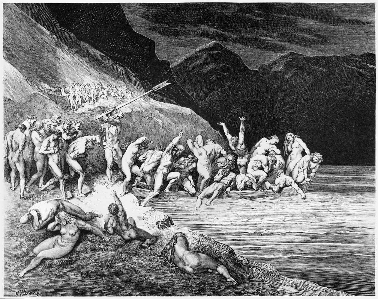 Charon, illustration fra 