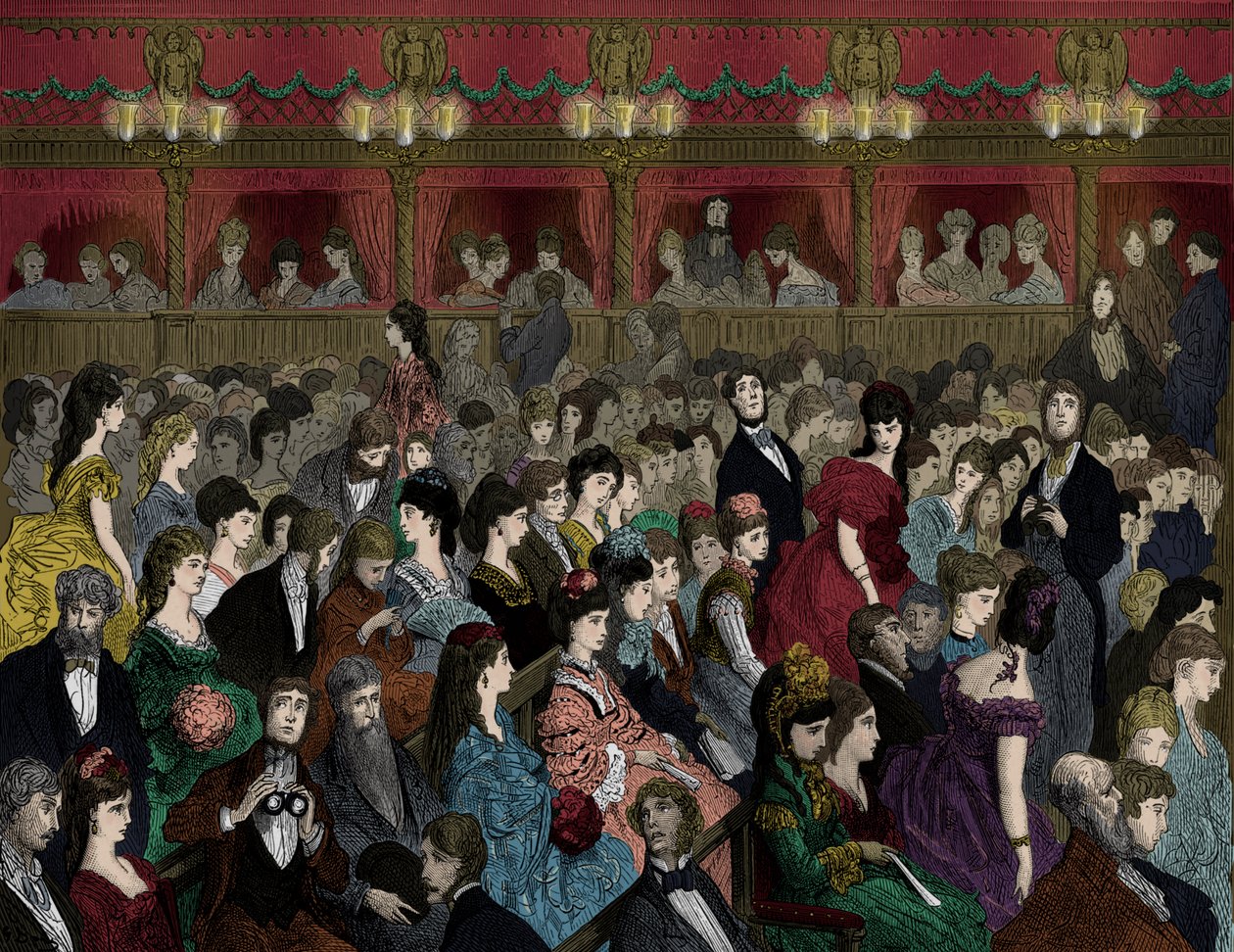 Covent Garden operahus af Gustave Dore