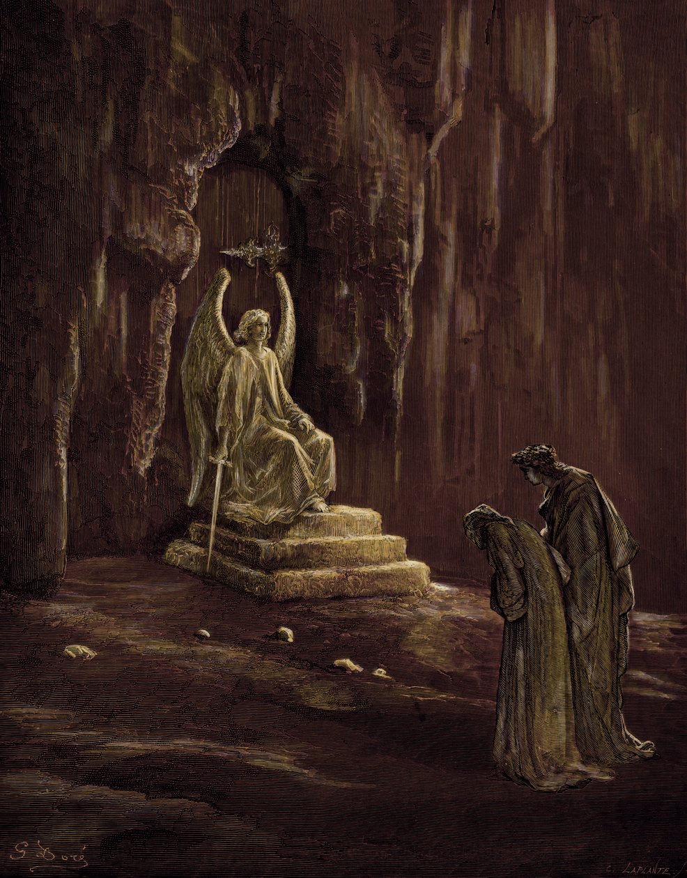 Dantes skærsilden af Gustave Dore