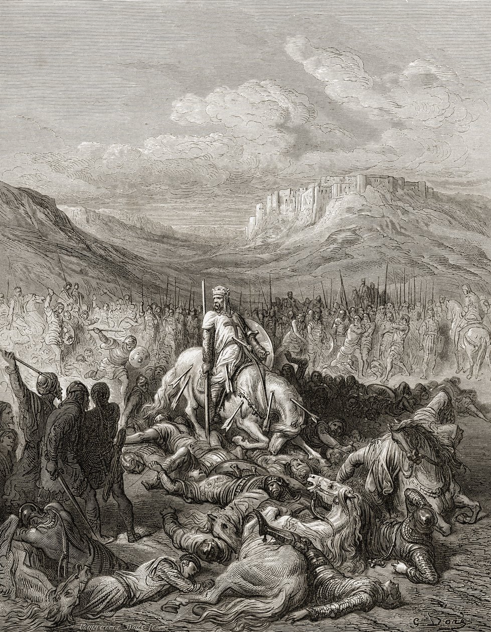 Herlig død af Jacques de Maille Marshal fra templet, illustration fra 