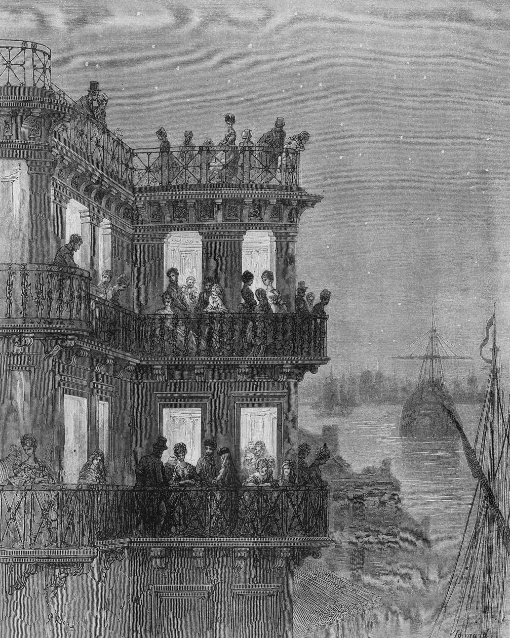 Greenwich in the Season, illustration fra 