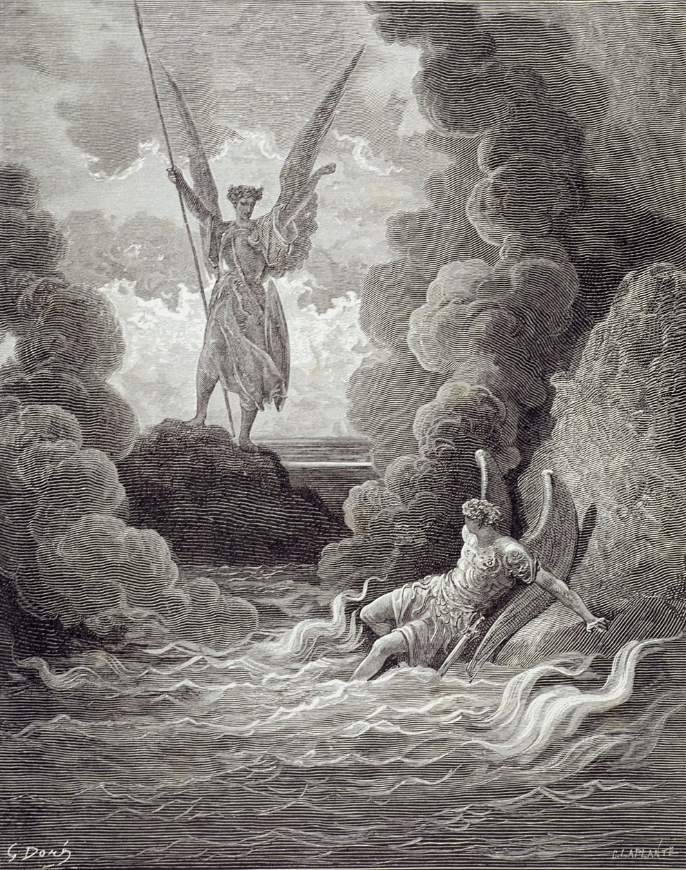 Satan og Beelzebub, fra den første bog af 
