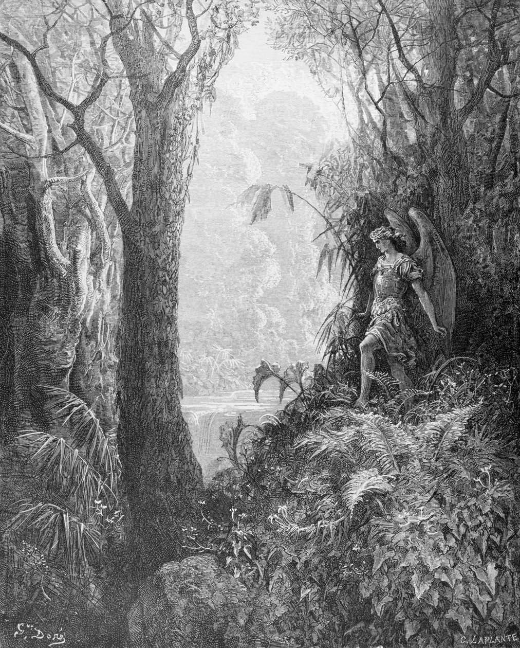 Satan i paradis, fra bog IV af 
