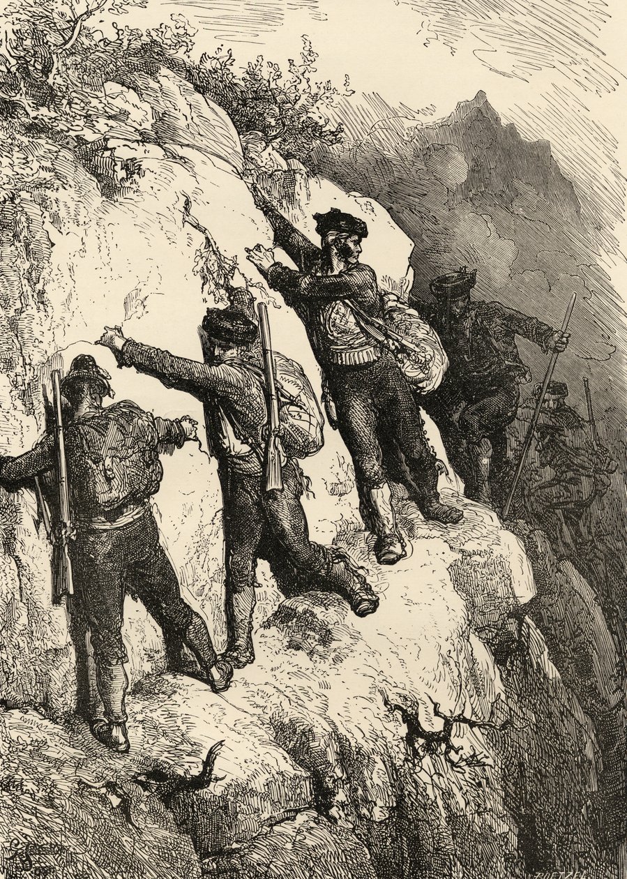 Spanske Contrabandistas, illustration fra 