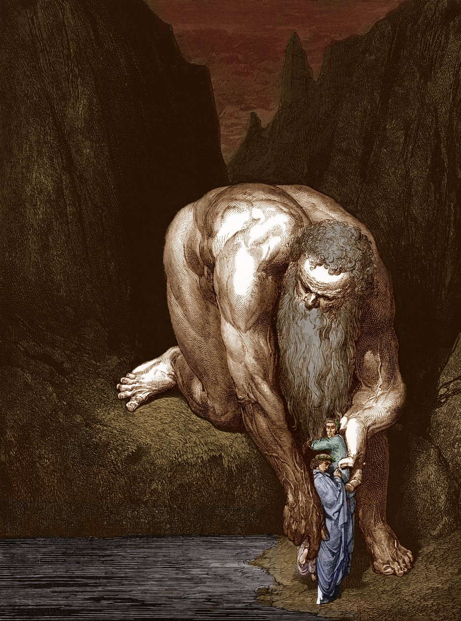 Den guddommelige komedie, af Dante: gravering af Gustave Doré. af Gustave Dore