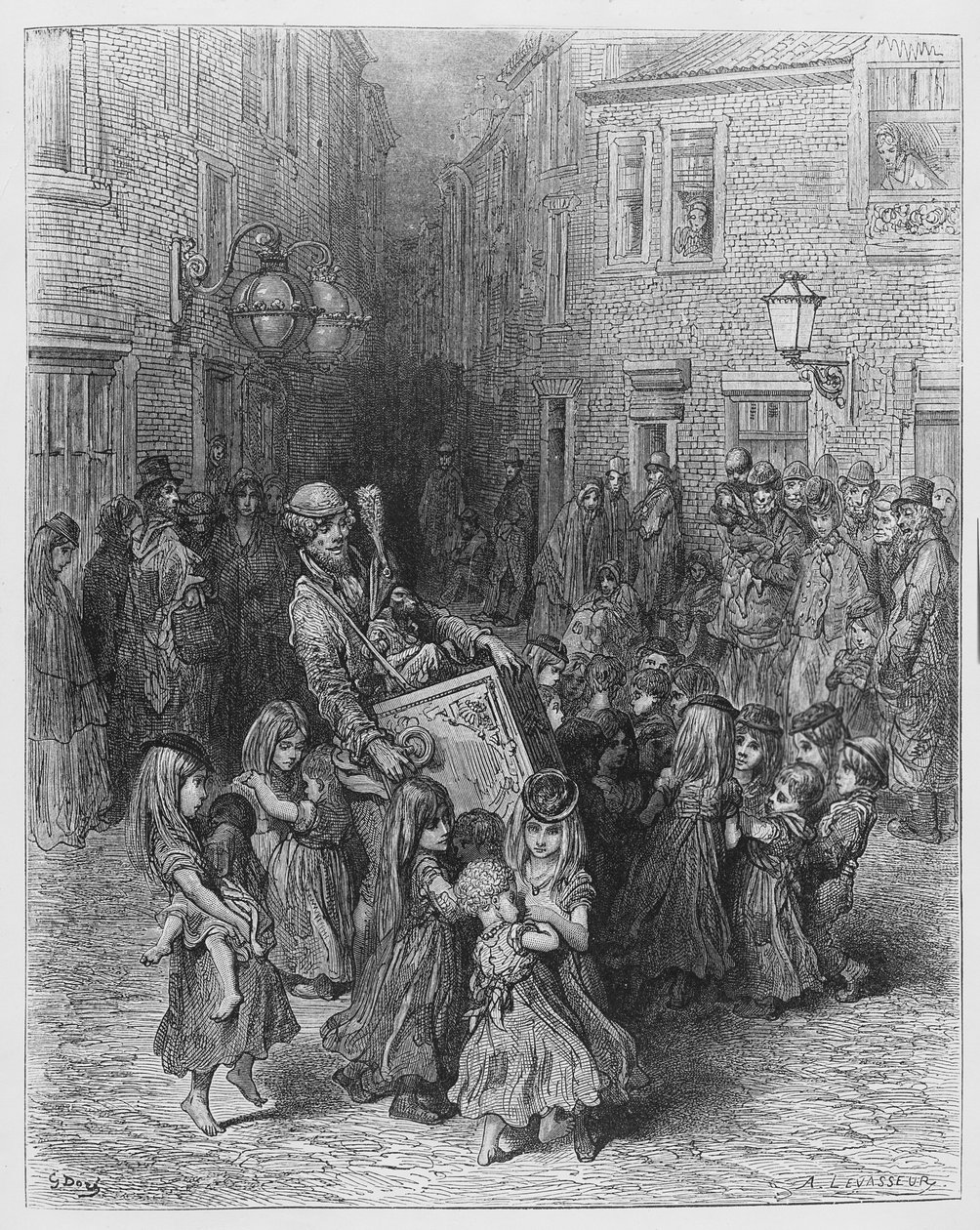 The Organ in the Court, illustration fra 