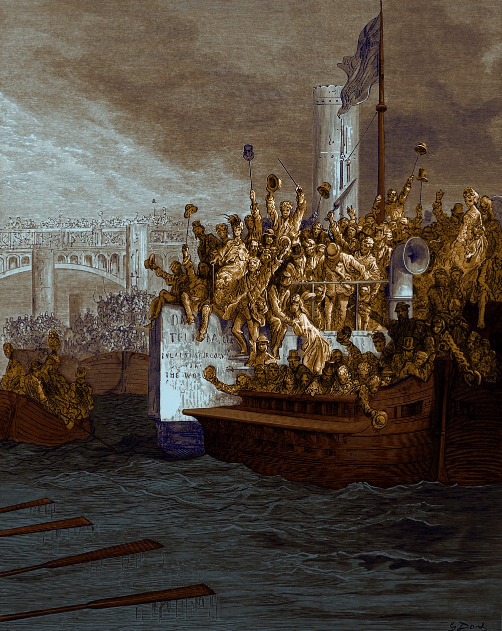 Løbet af Gustave Doré af Gustave Dore