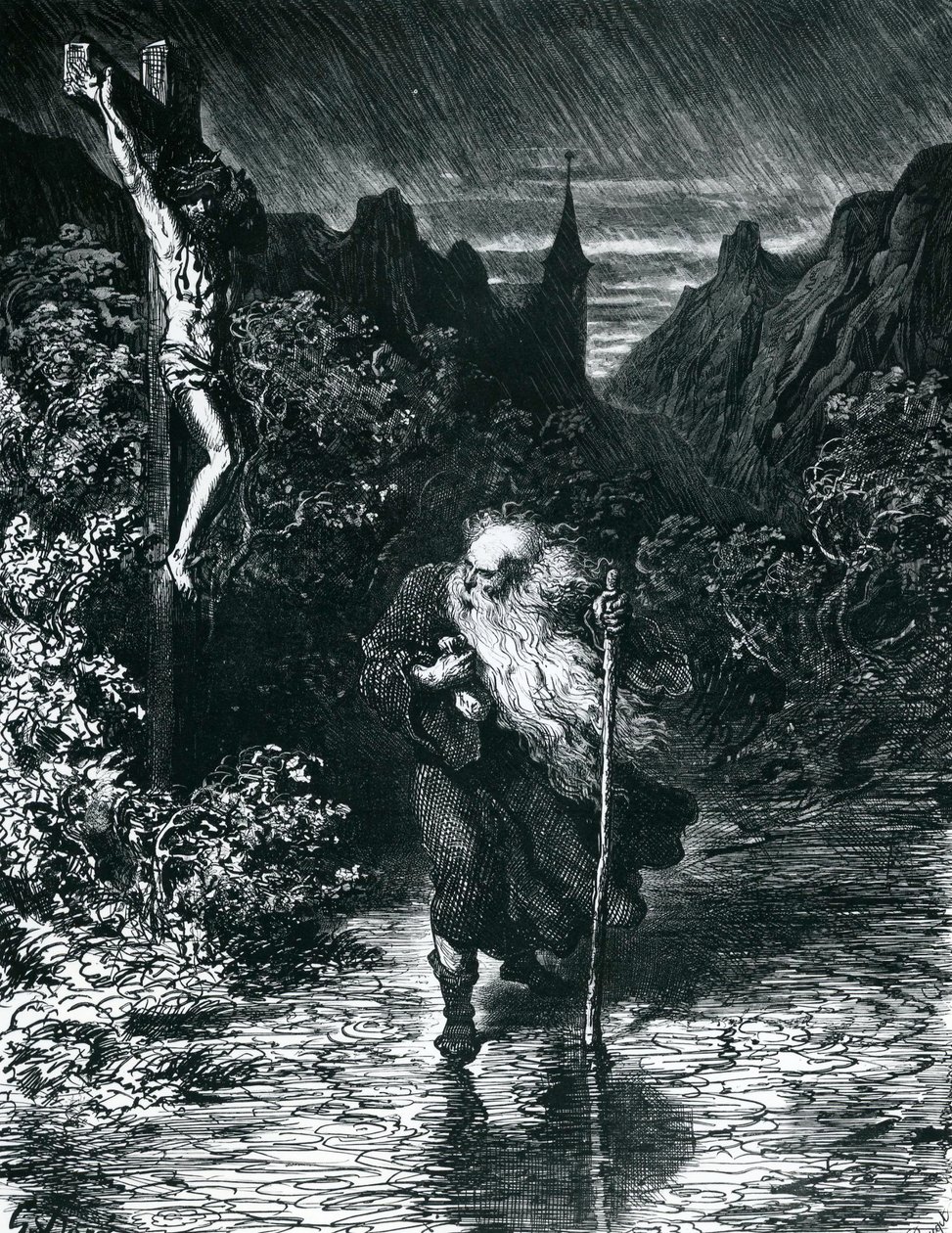 Den omvandrende jøde af Gustave Dore